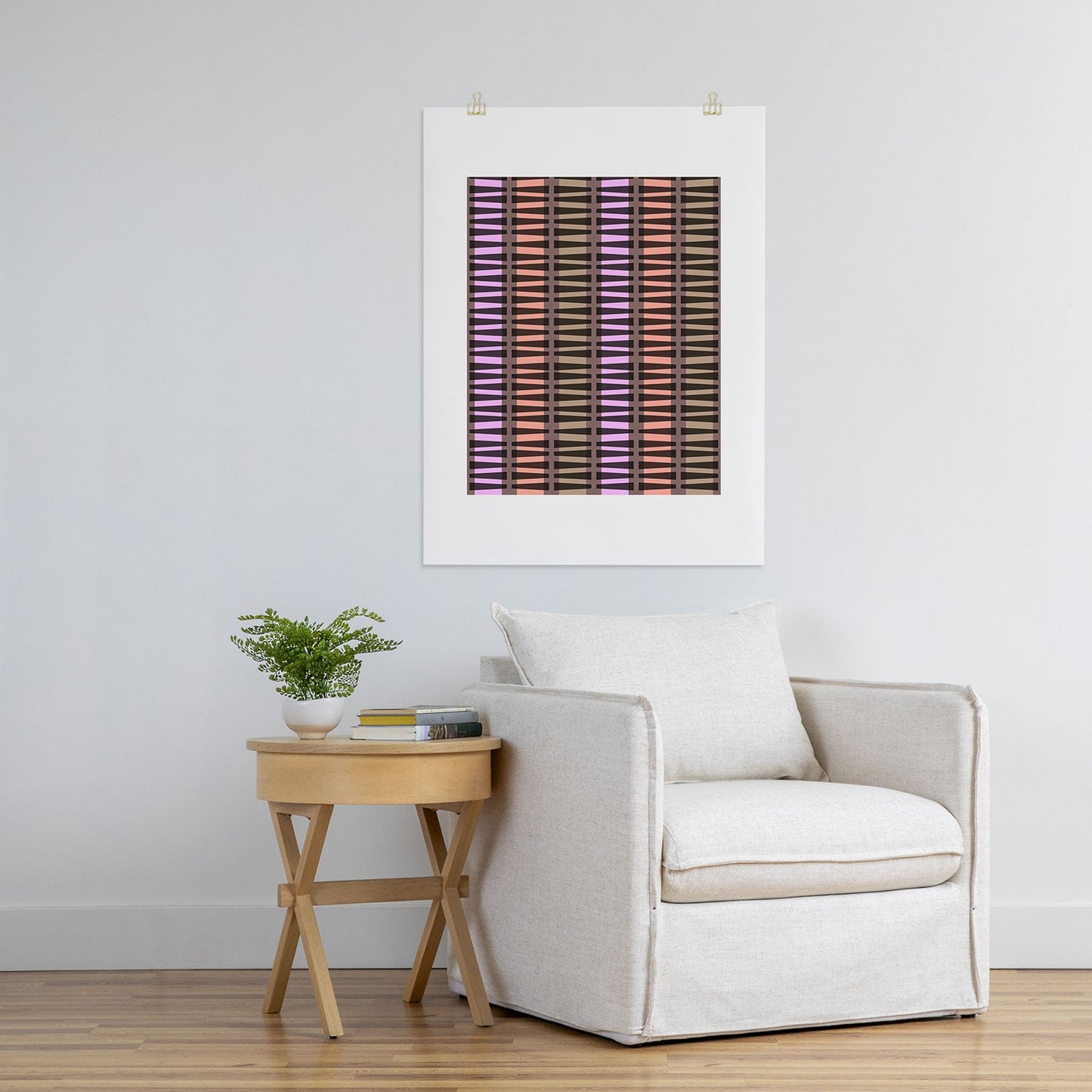 Mirimo Korath Striped Art Print