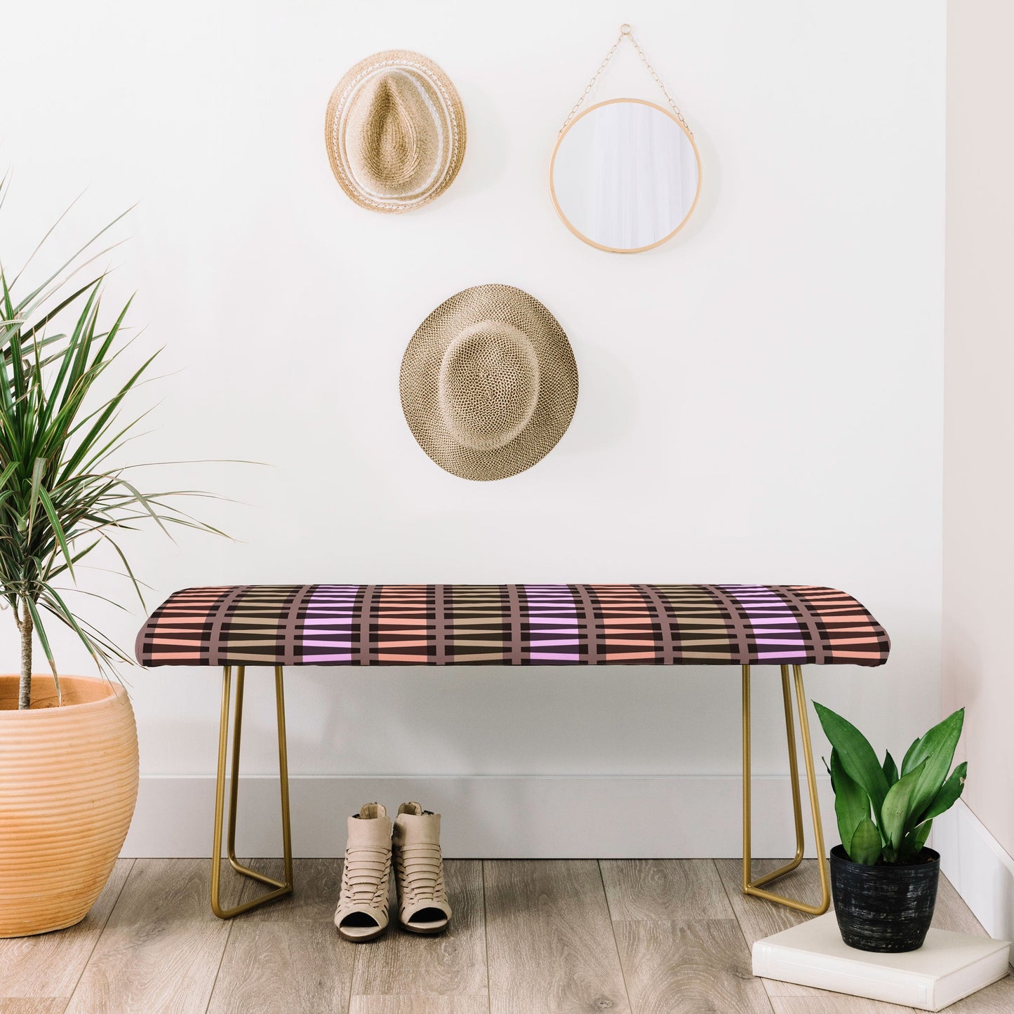 Mirimo Korath Striped Bench
