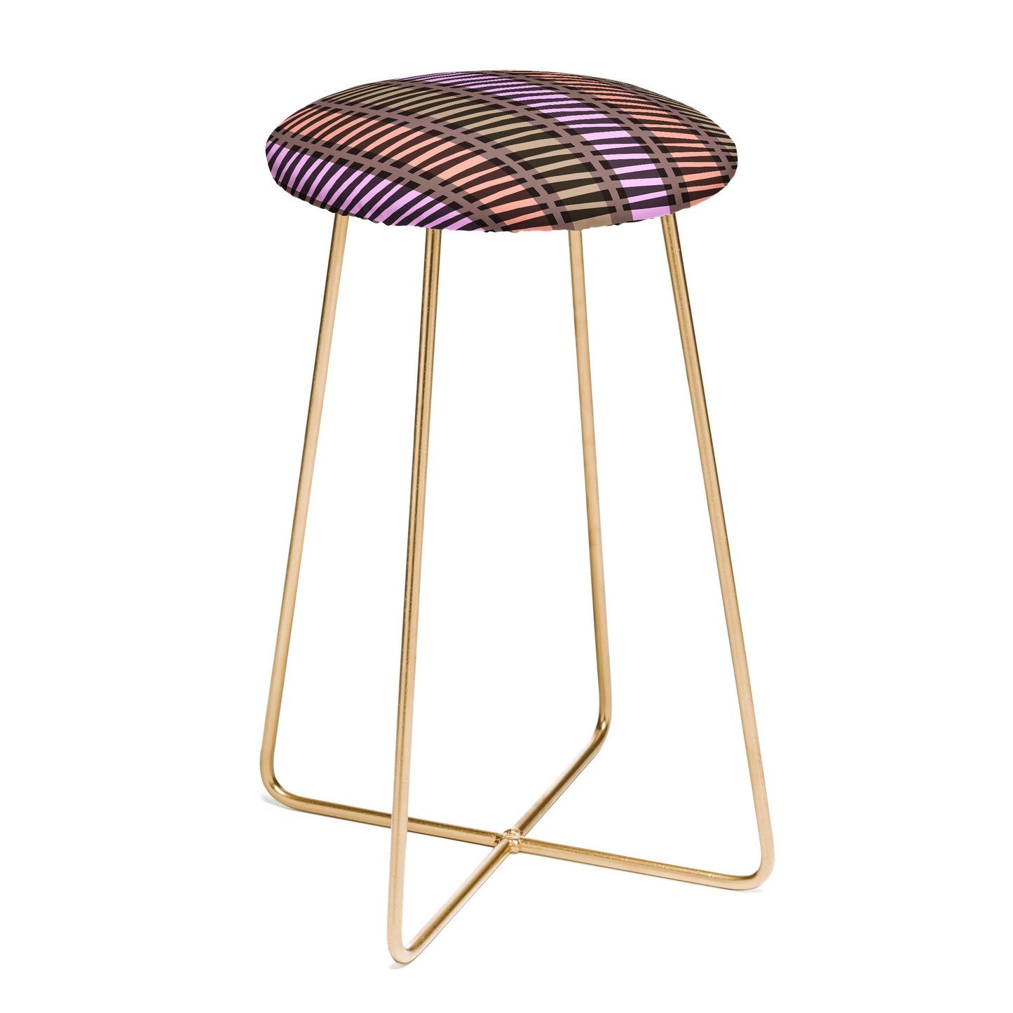 Mirimo Korath Striped Counter Stool