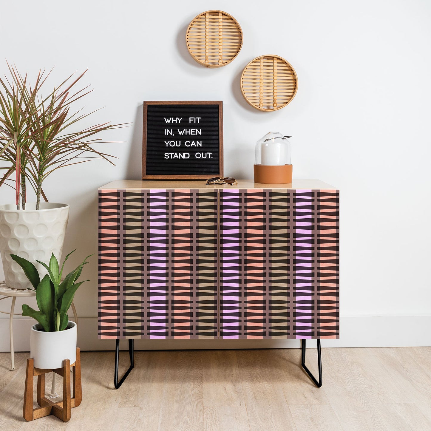 Mirimo Korath Striped Credenza