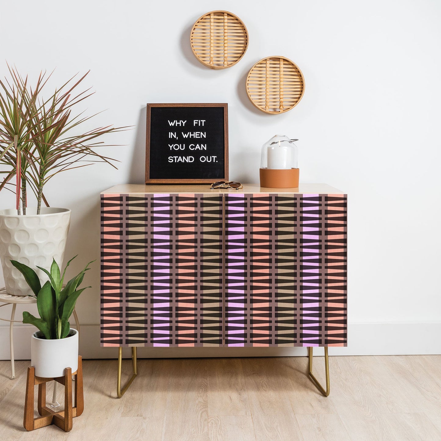 Mirimo Korath Striped Credenza