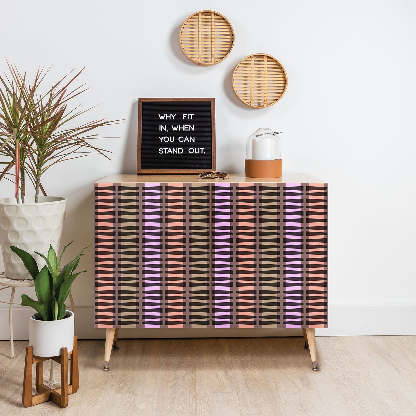 Mirimo Korath Striped Credenza