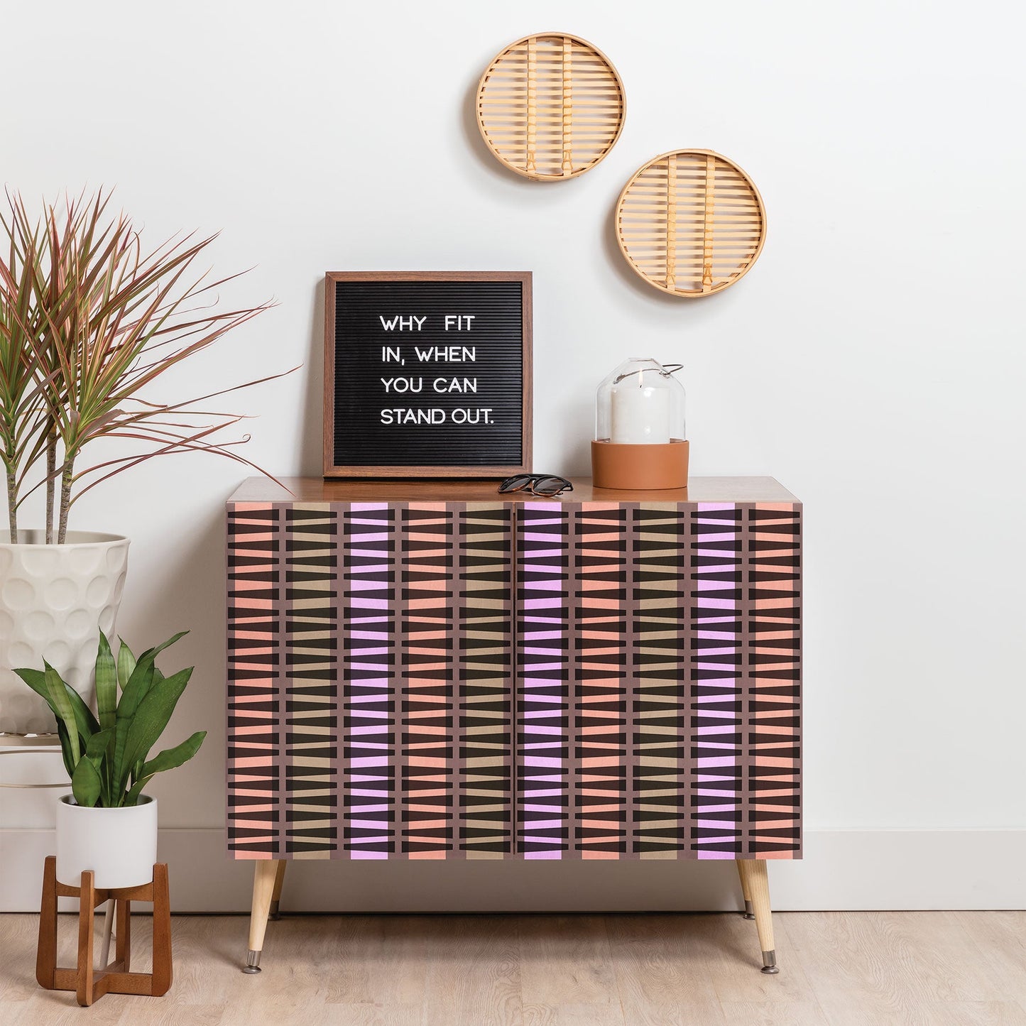 Mirimo Korath Striped Credenza