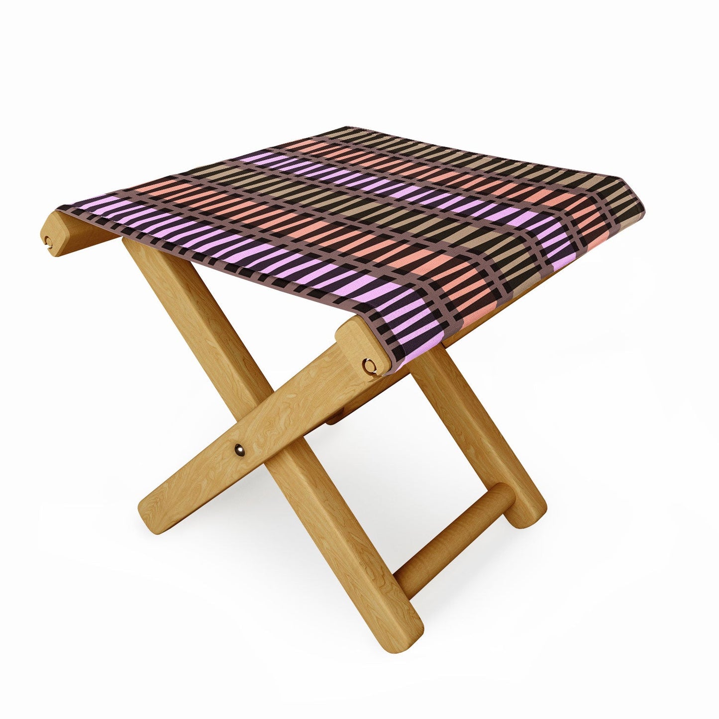 Mirimo Korath Striped Folding Stool