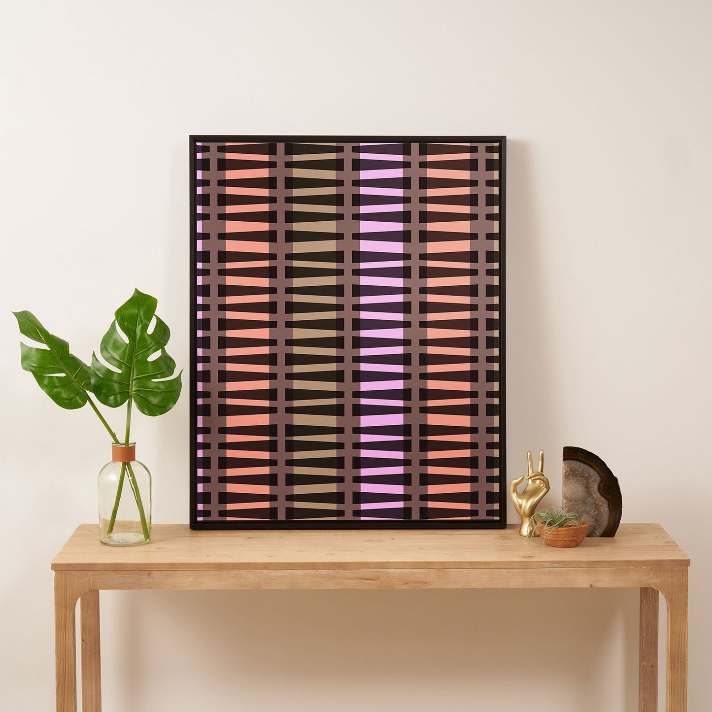 Mirimo Korath Striped Art Canvas