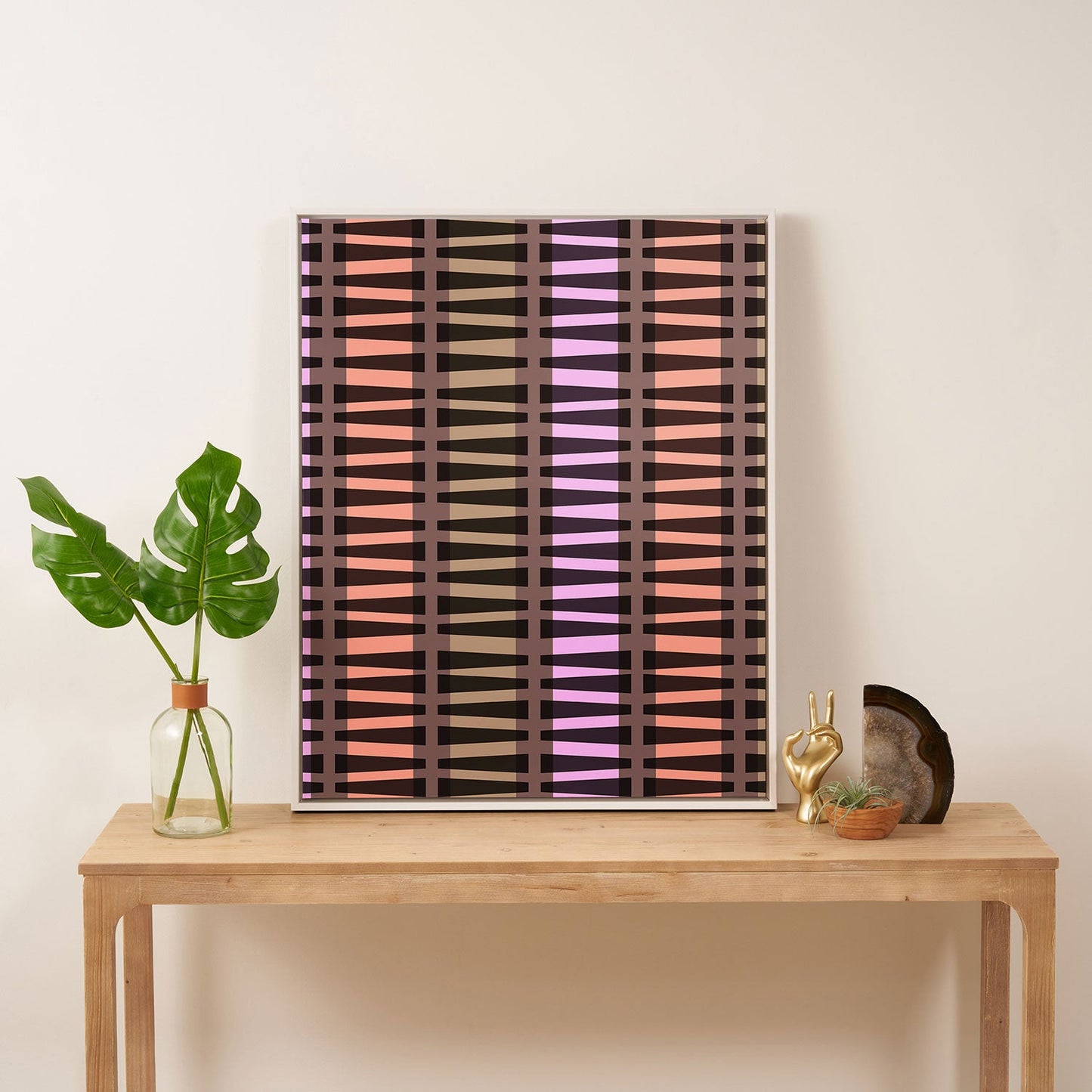 Mirimo Korath Striped Art Canvas
