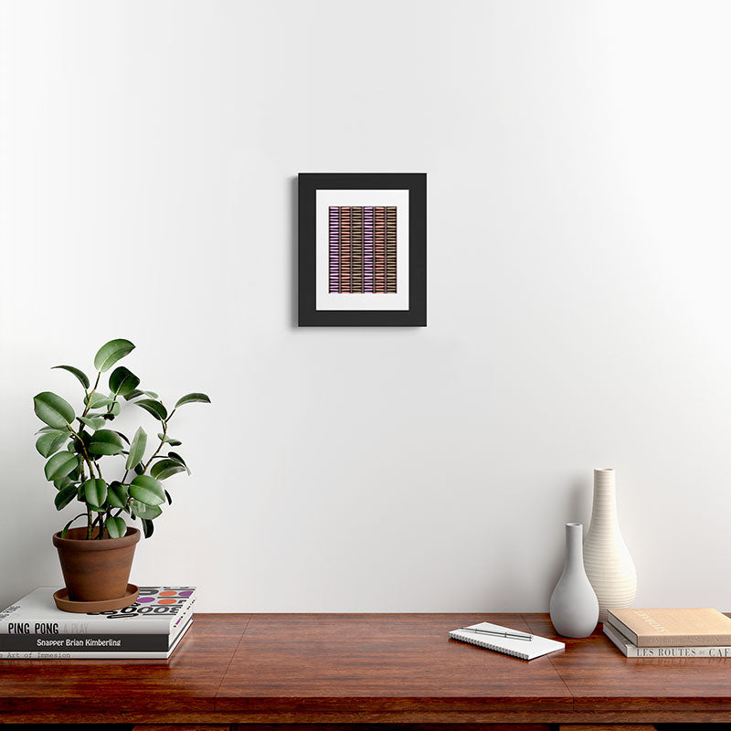 Mirimo Korath Striped Framed Art Print