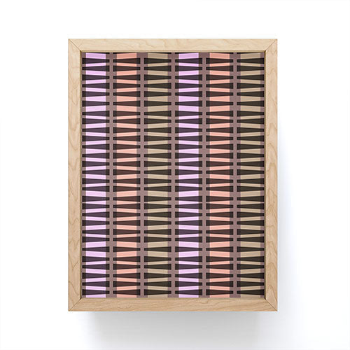Mirimo Korath Striped Framed Mini Art Print