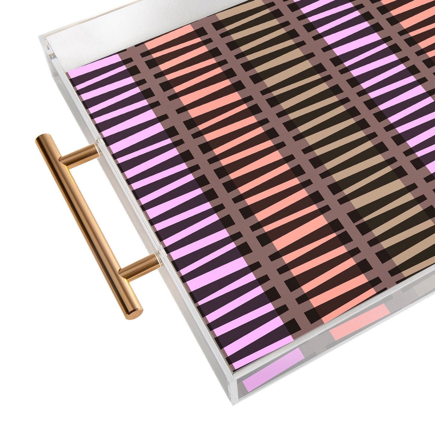 Mirimo Korath Striped Acrylic Tray