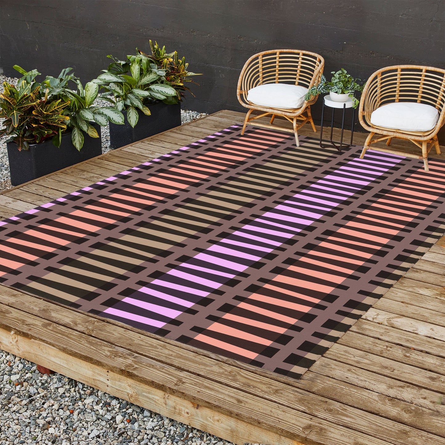 Mirimo Korath Striped Outdoor Rug