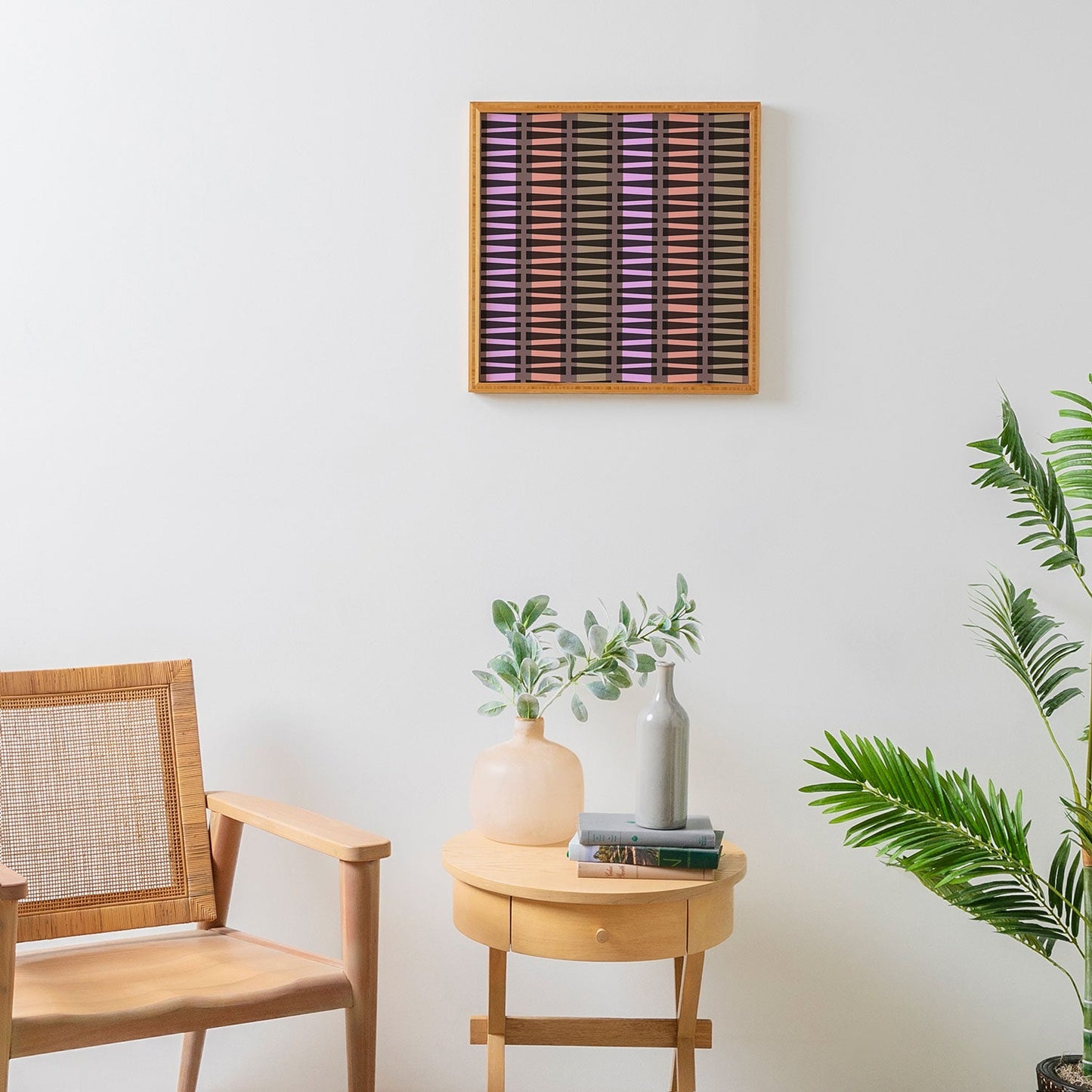 Mirimo Korath Striped Framed Wall Art
