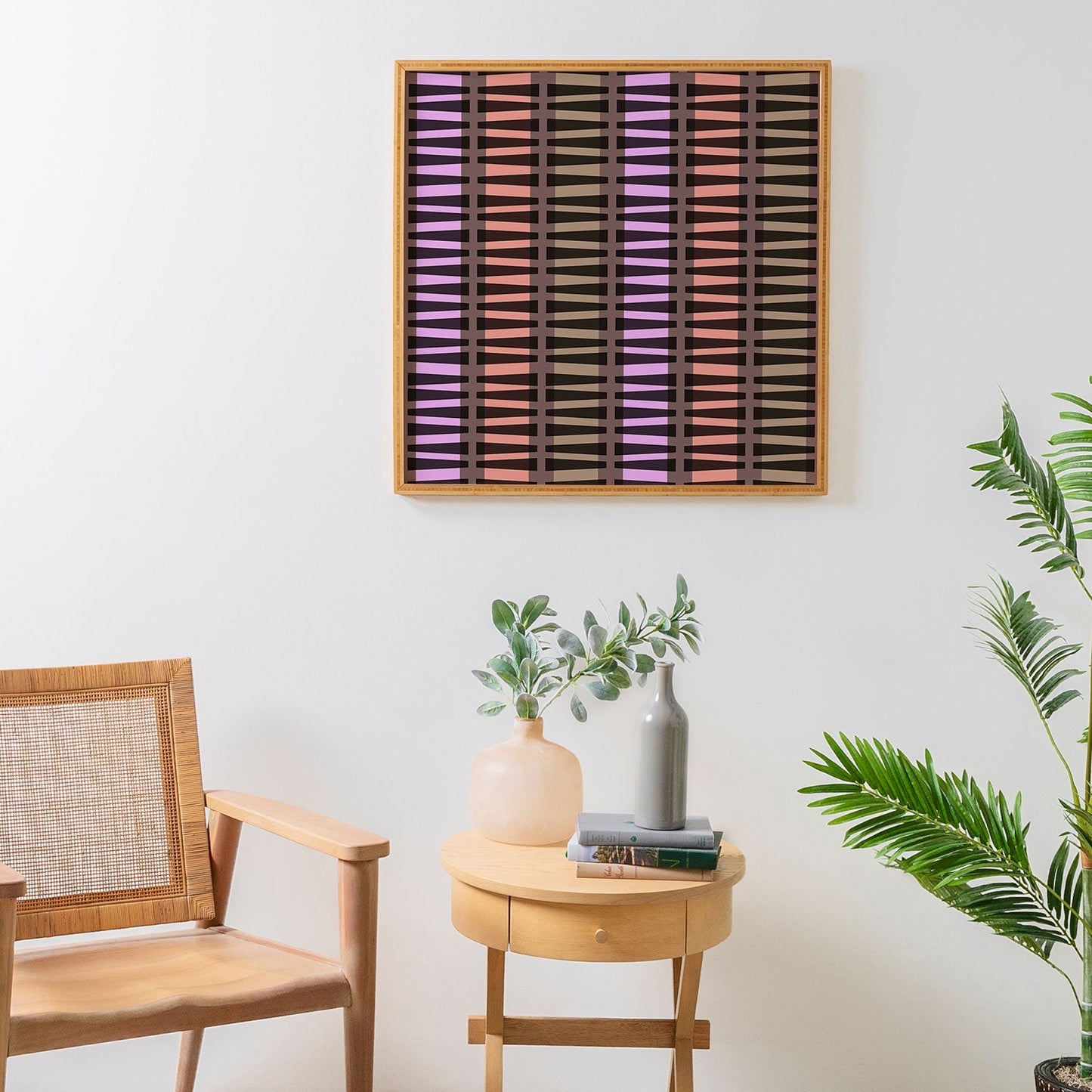 Mirimo Korath Striped Framed Wall Art