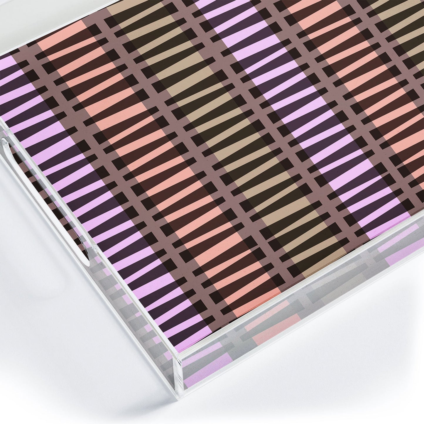 Mirimo Korath Striped Acrylic Tray