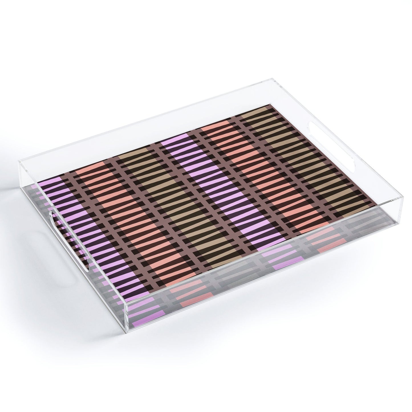 Mirimo Korath Striped Acrylic Tray