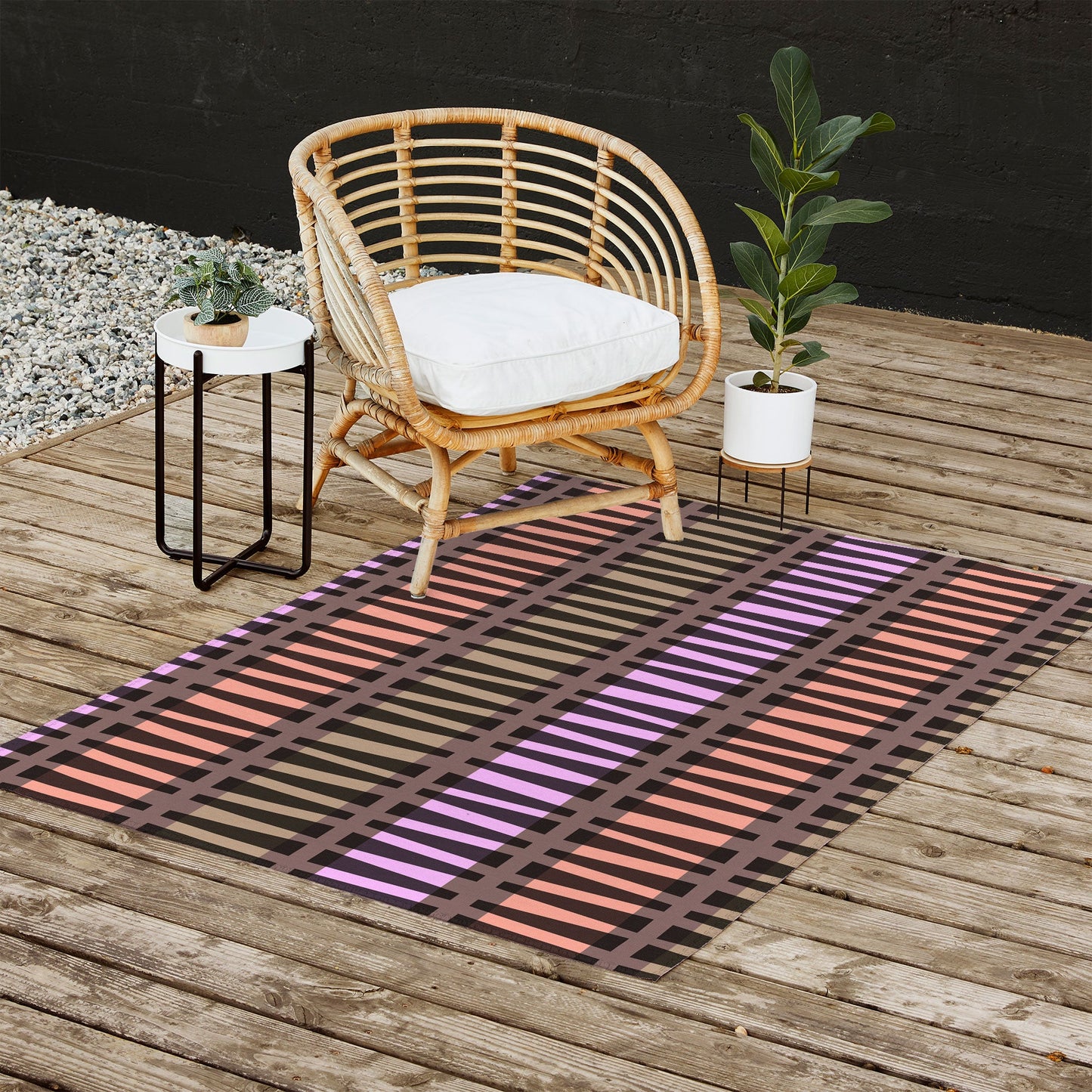Mirimo Korath Striped Outdoor Rug