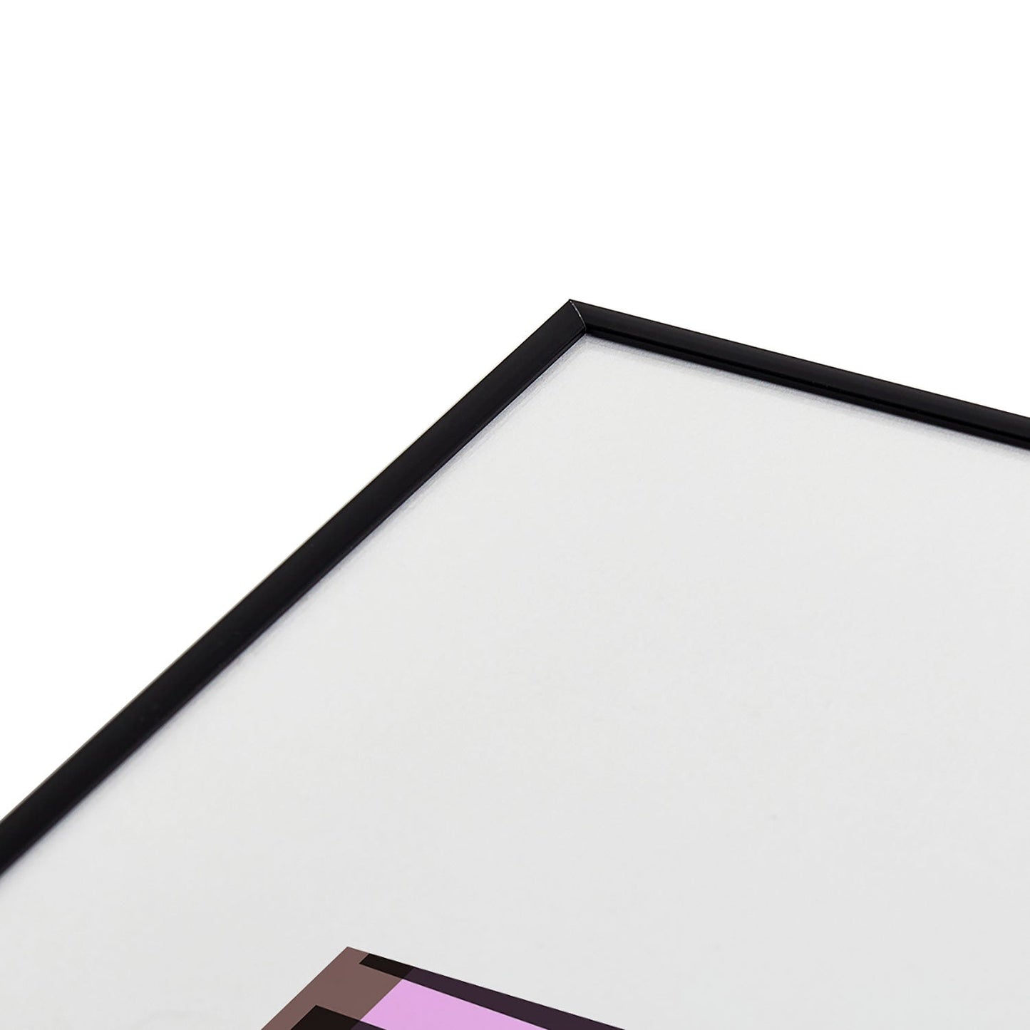 Mirimo Korath Striped Metal Framed Art Print