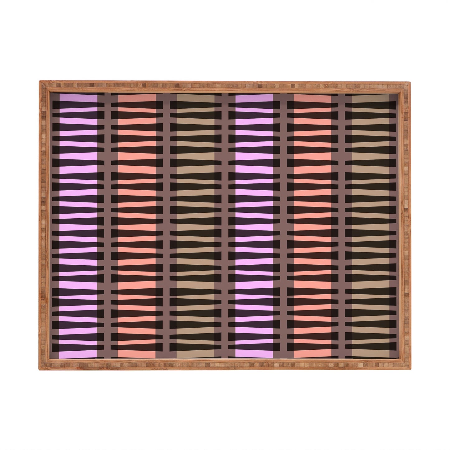 Mirimo Korath Striped Rectangular Tray