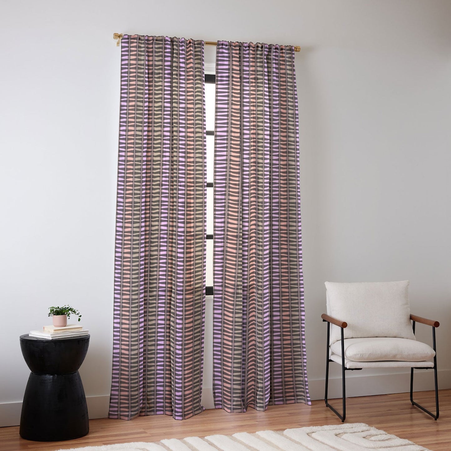 Mirimo Korath Striped Sheer Window Curtain