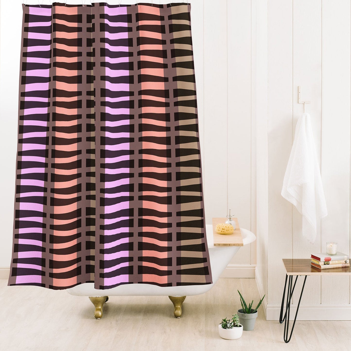 Mirimo Korath Striped Shower Curtain