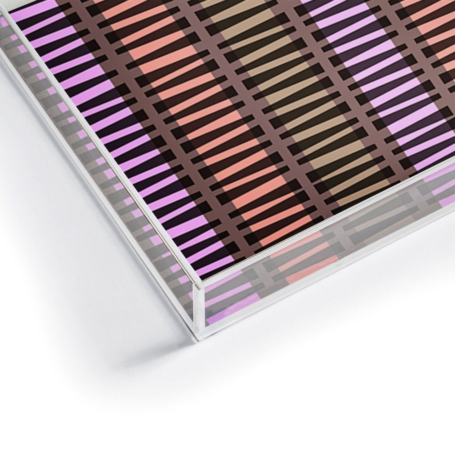 Mirimo Korath Striped Acrylic Tray
