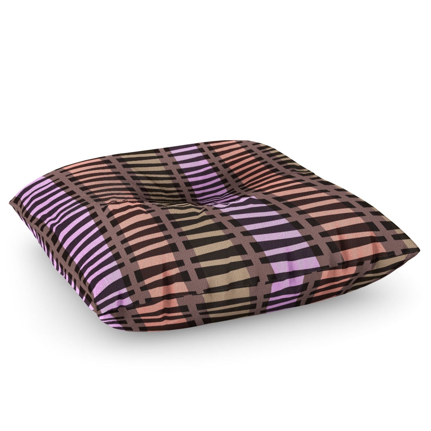 Mirimo Korath Striped Floor Pillow Square