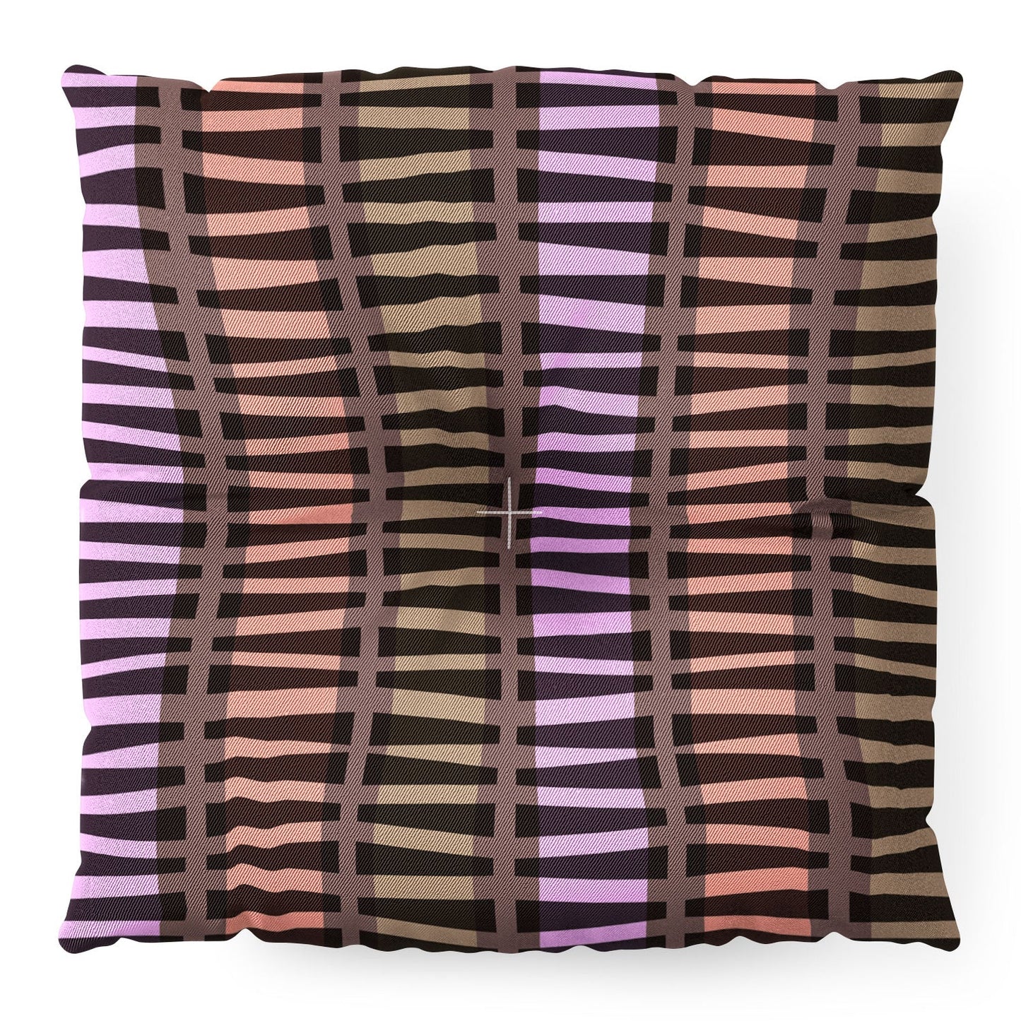 Mirimo Korath Striped Floor Pillow Square