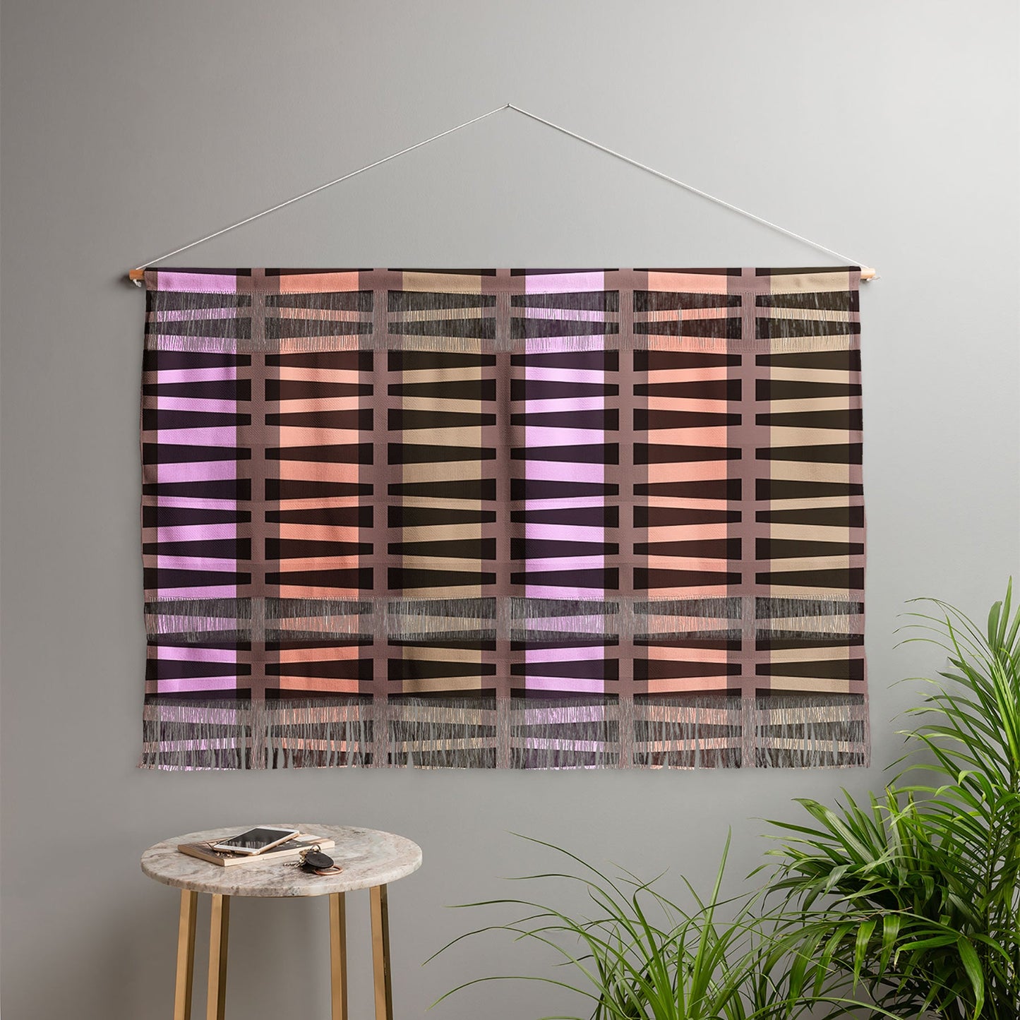 Mirimo Korath Striped Wall Hanging Landscape