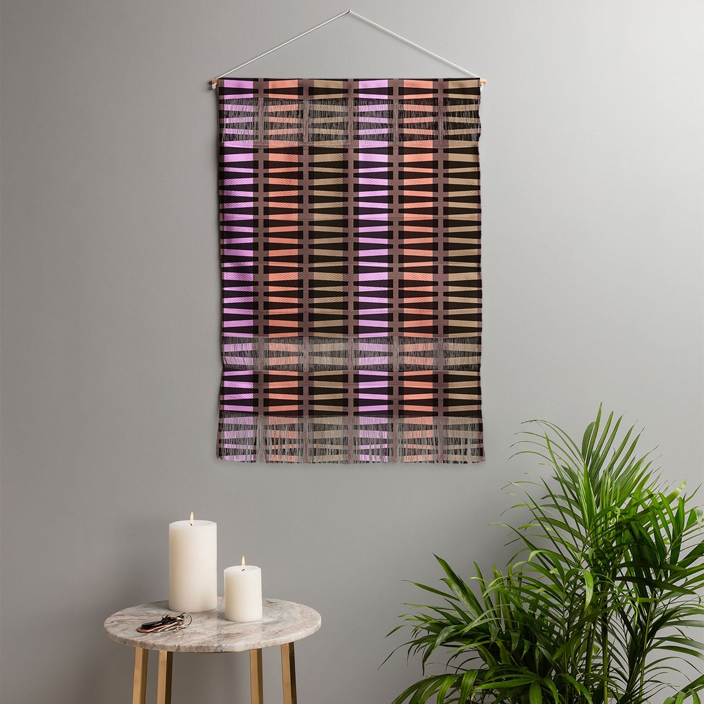 Mirimo Korath Striped Wall Hanging Portrait