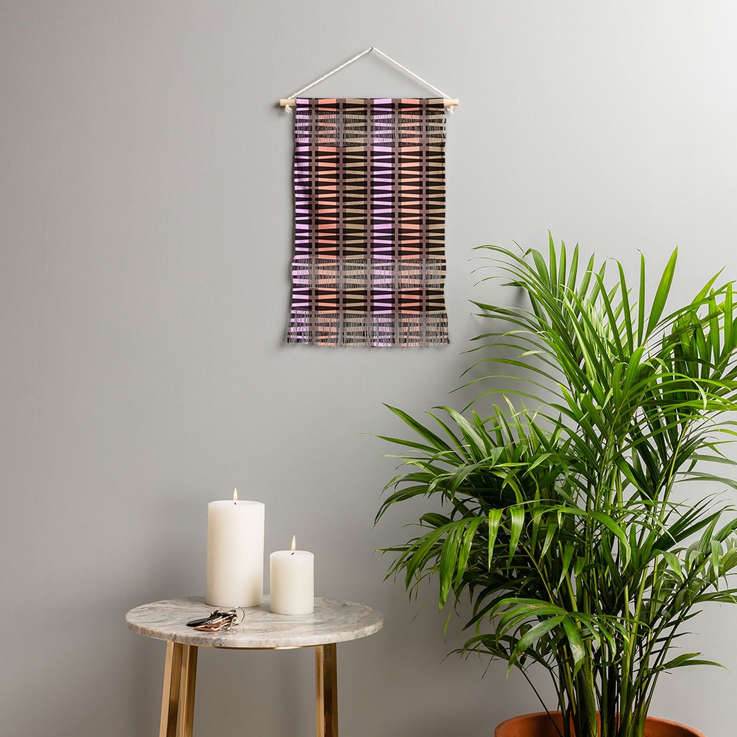 Mirimo Korath Striped Wall Hanging Portrait