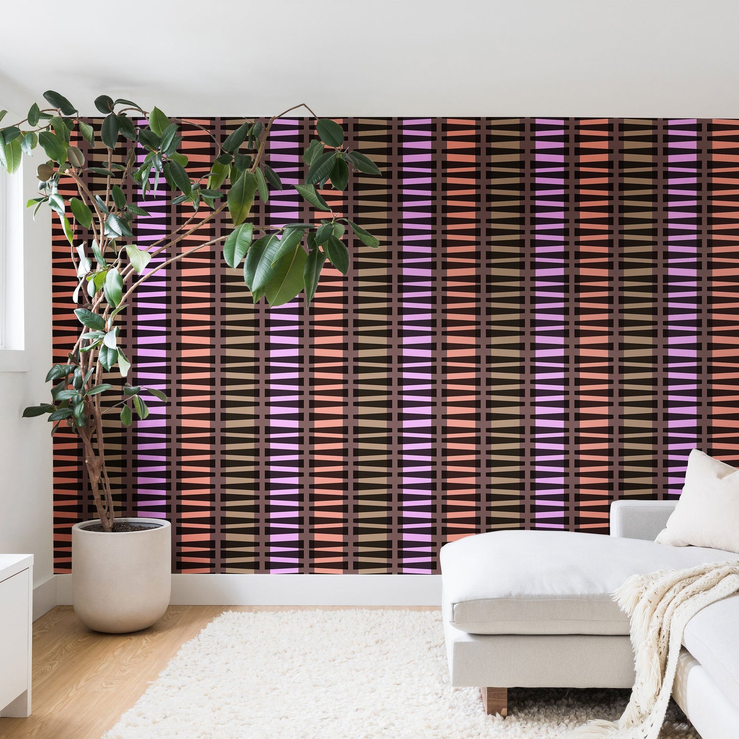 Mirimo Korath Striped Wall Mural