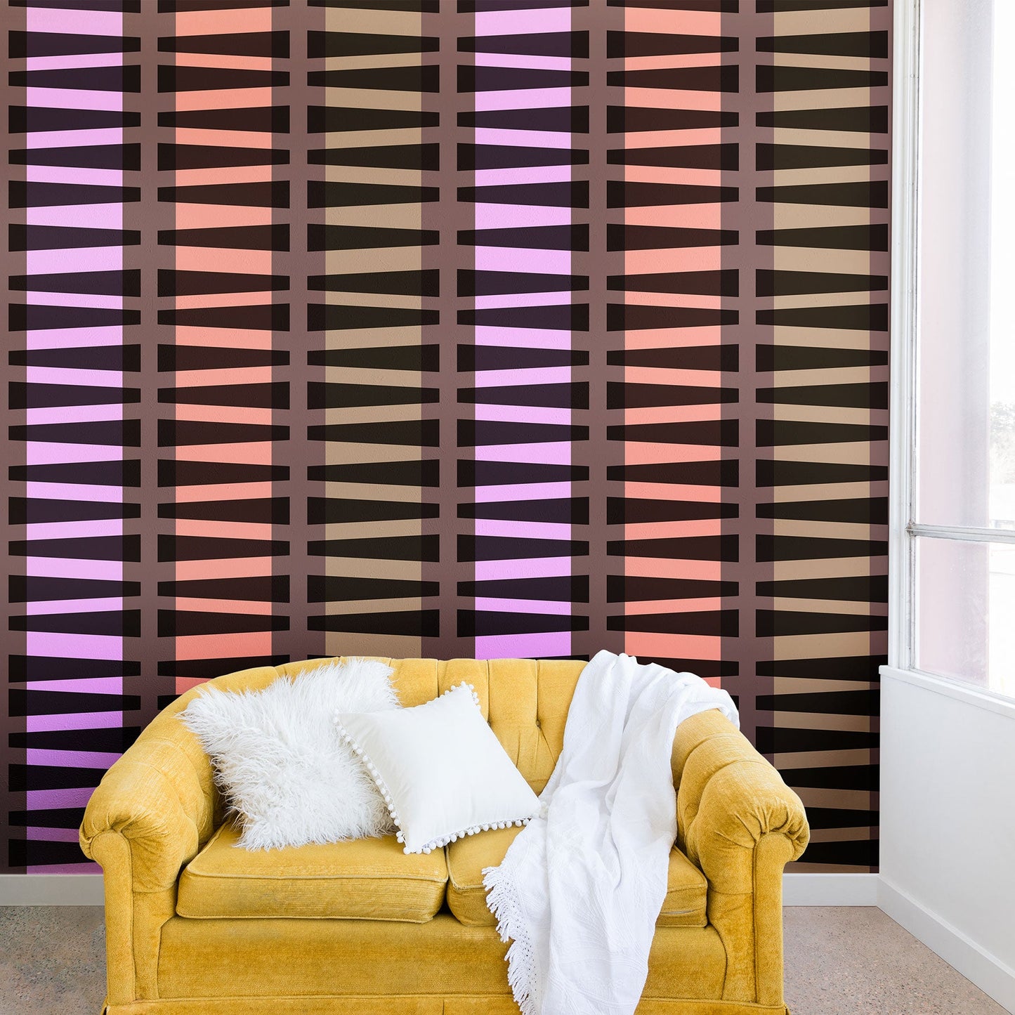 Mirimo Korath Striped Wall Mural