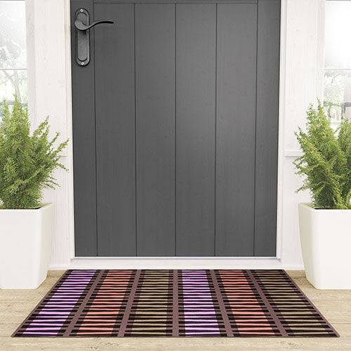 Mirimo Korath Striped Welcome Mat