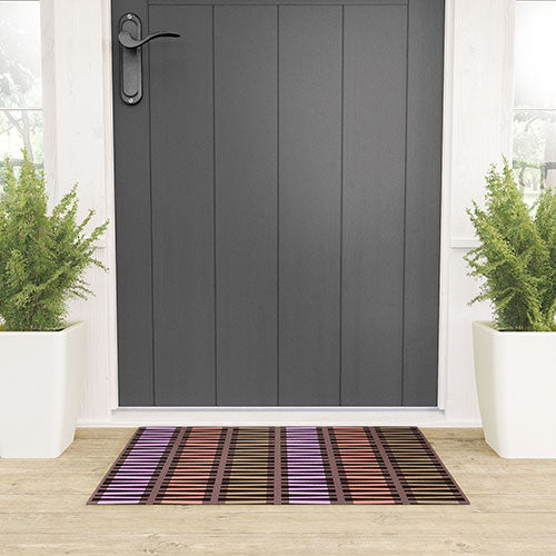 Mirimo Korath Striped Welcome Mat