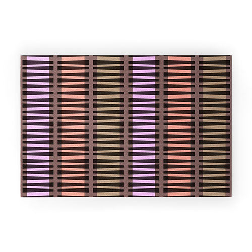 Mirimo Korath Striped Welcome Mat