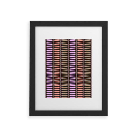 Mirimo Korath Striped Framed Art Print
