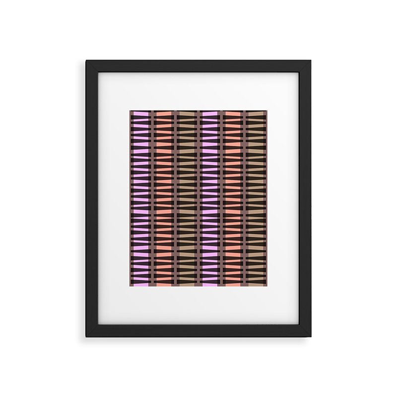 Mirimo Korath Striped Framed Art Print