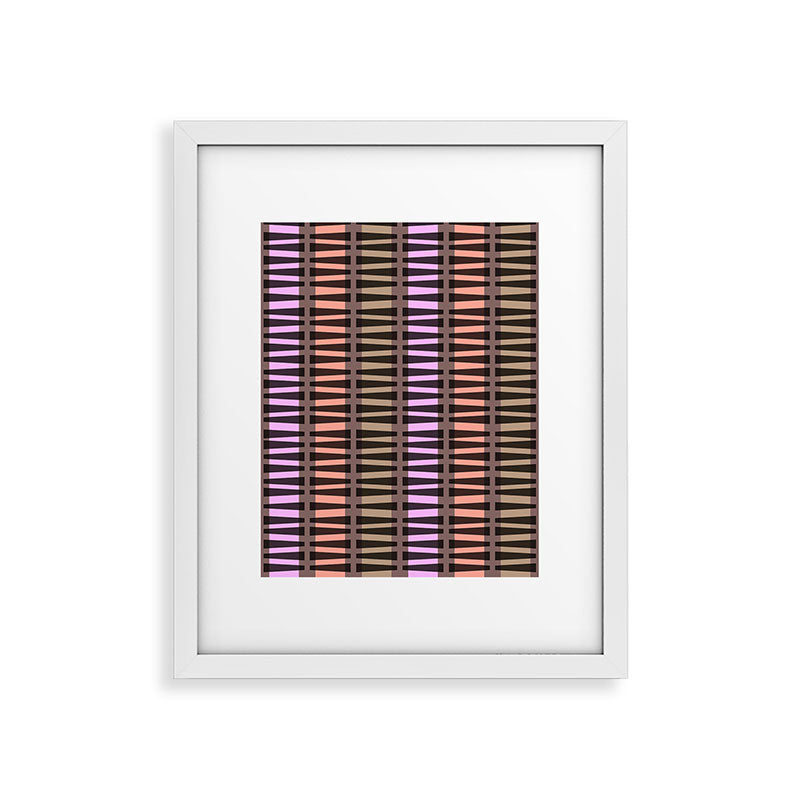 Mirimo Korath Striped Framed Art Print