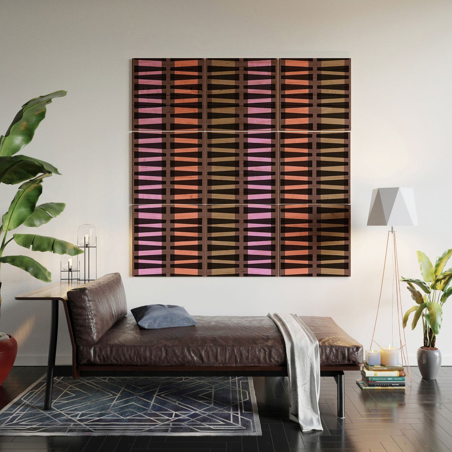 Mirimo Korath Striped Wood Wall Mural
