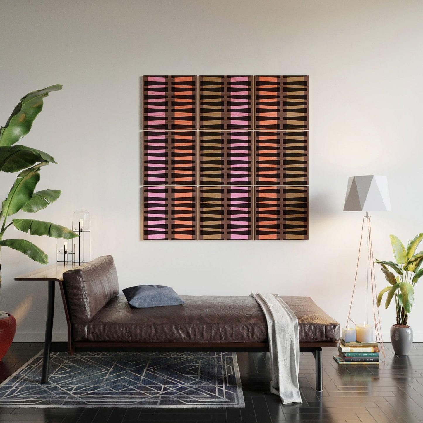 Mirimo Korath Striped Wood Wall Mural