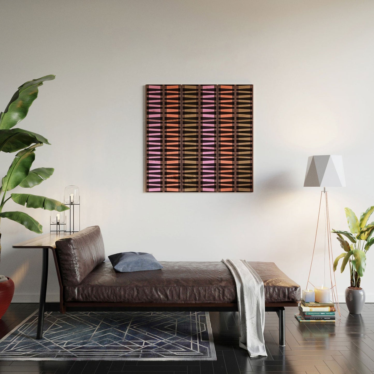 Mirimo Korath Striped Wood Wall Mural