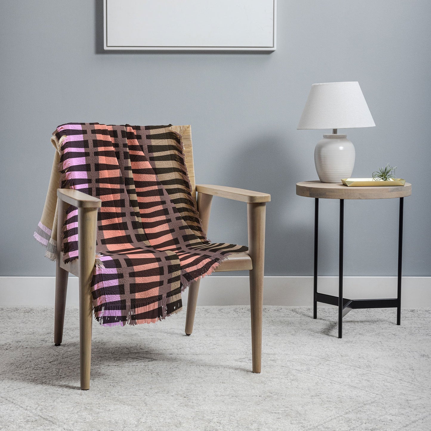 Mirimo Korath Striped Throw Blanket