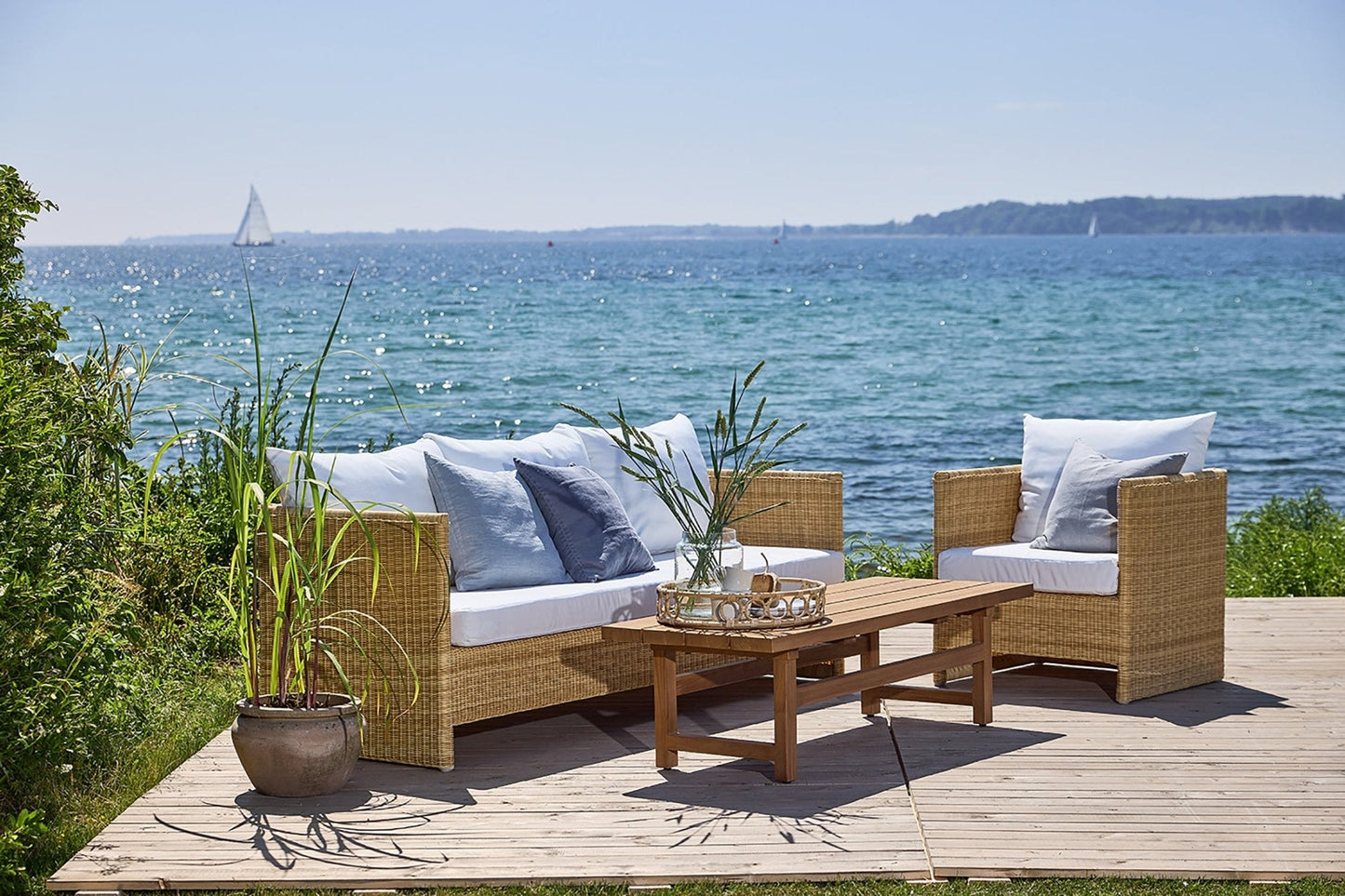 Molly Outdoor 3-Seater Sofa