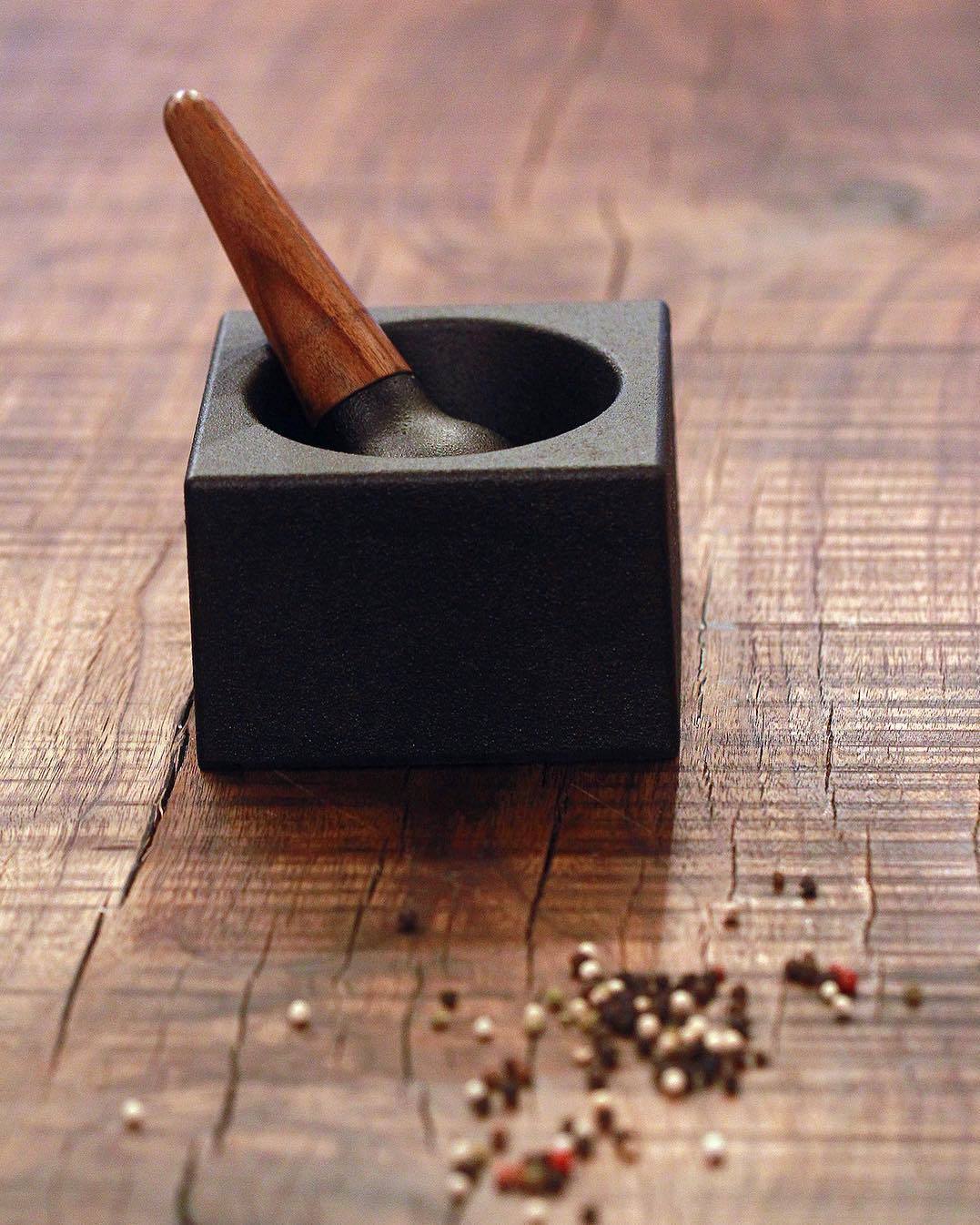 Mortar With Walnut Pestle