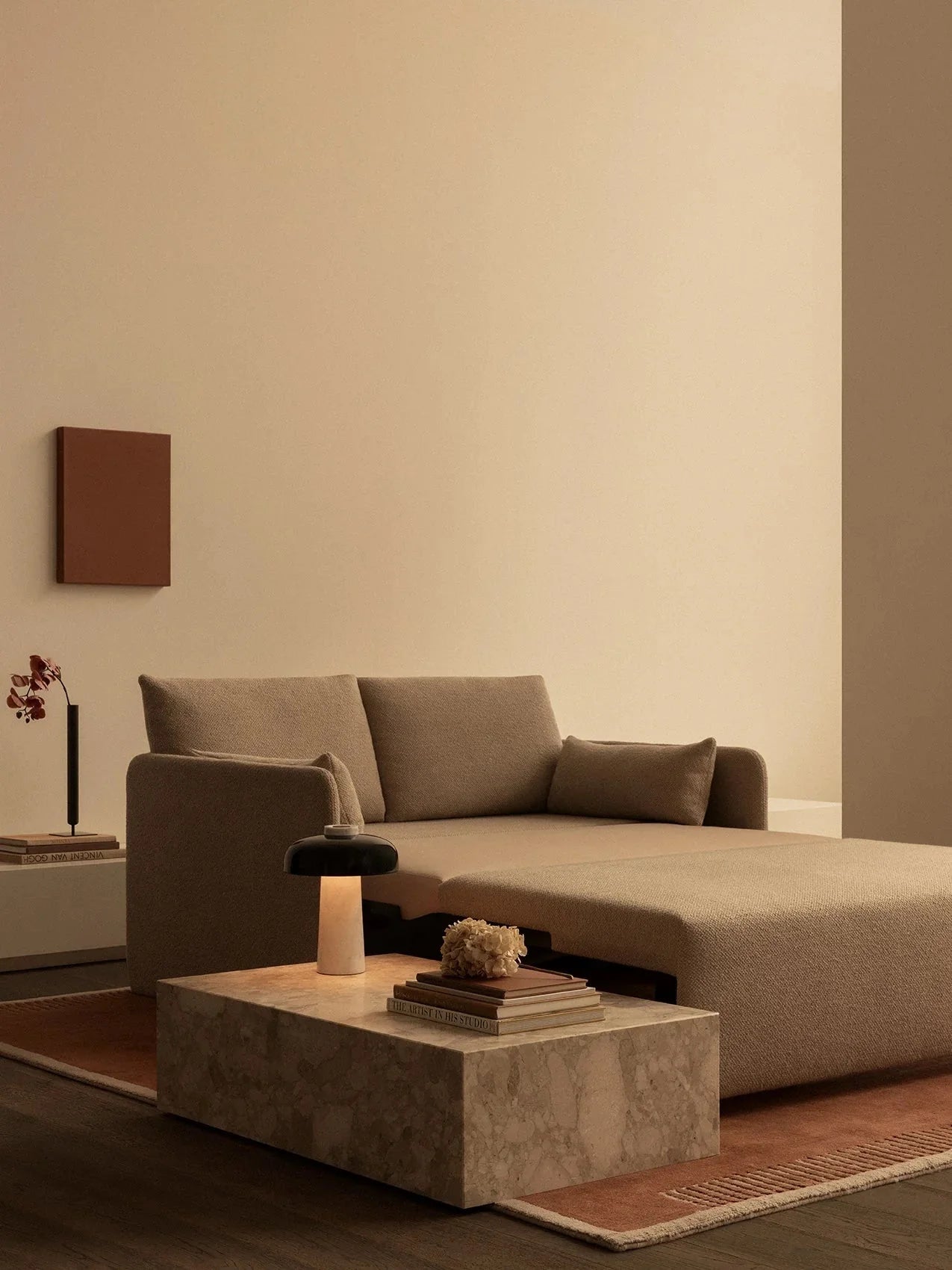 Offset Sofa Bed - 2 Seater