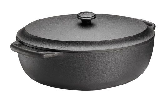 Oval Dutch Oven With Cast Iron Lid - 6.3 qt.