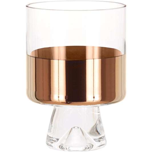 Overstock - Tank Low Ball Glass - Copper - Set of 2
