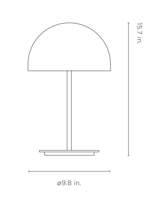 Pin Table Lamp