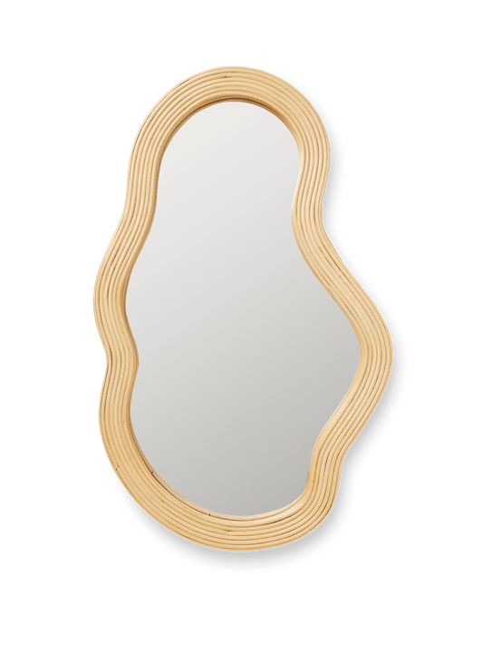 Pond Rattan Mirror - Medium