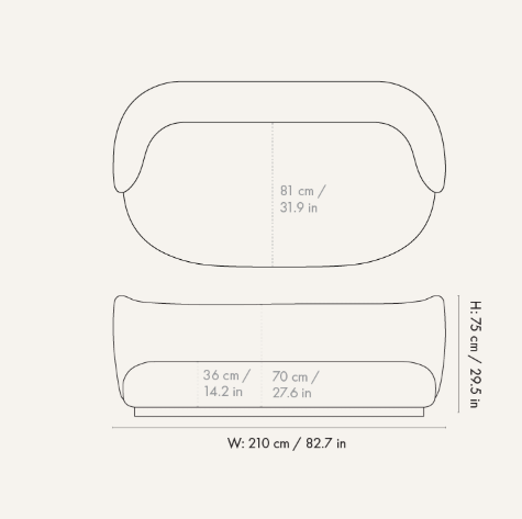 Rico Lounger Sofa - Louisiana