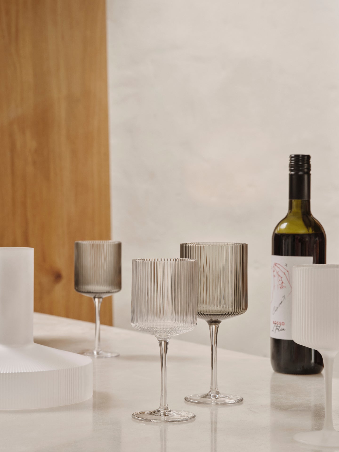 Ripple White Wine Glasses - Set of 2